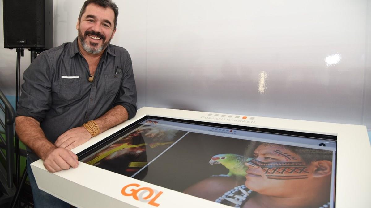 Gol apresenta cultura indígena em exposição a bordo