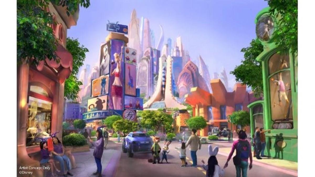 Zootopia ganhará parque temático na Disney de Xangai