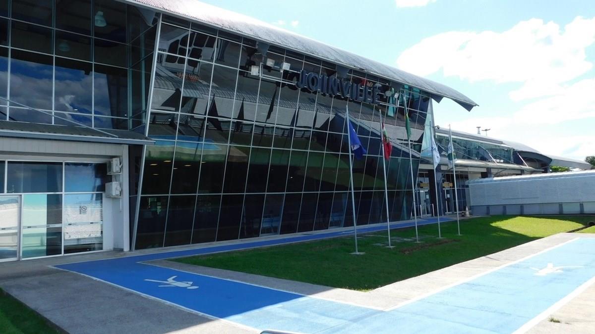 Aeroporto de Joinville (SC) - um dos aeroportos próximos de Itajaí.