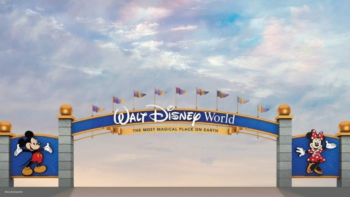 Portais de Walt Disney World ganham nova pintura