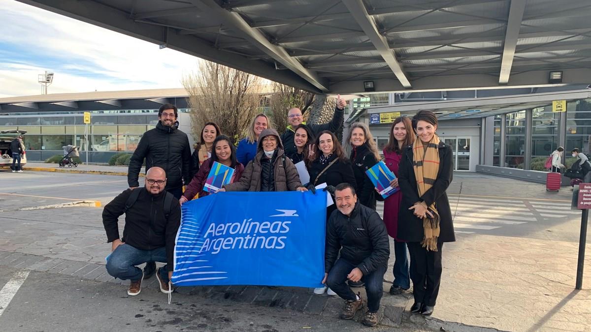 Aerolíneas Argentinas leva brasileiros a El Calafate; fotos