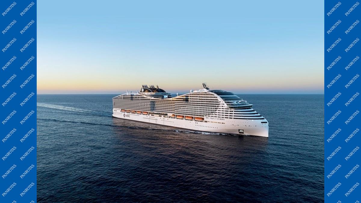 MSC World Europe comienza a navegar por el Mediterráneo