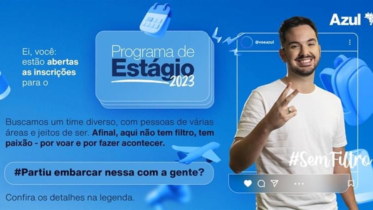 Azul Linhas Aéreas abre 63 puestos de prácticas