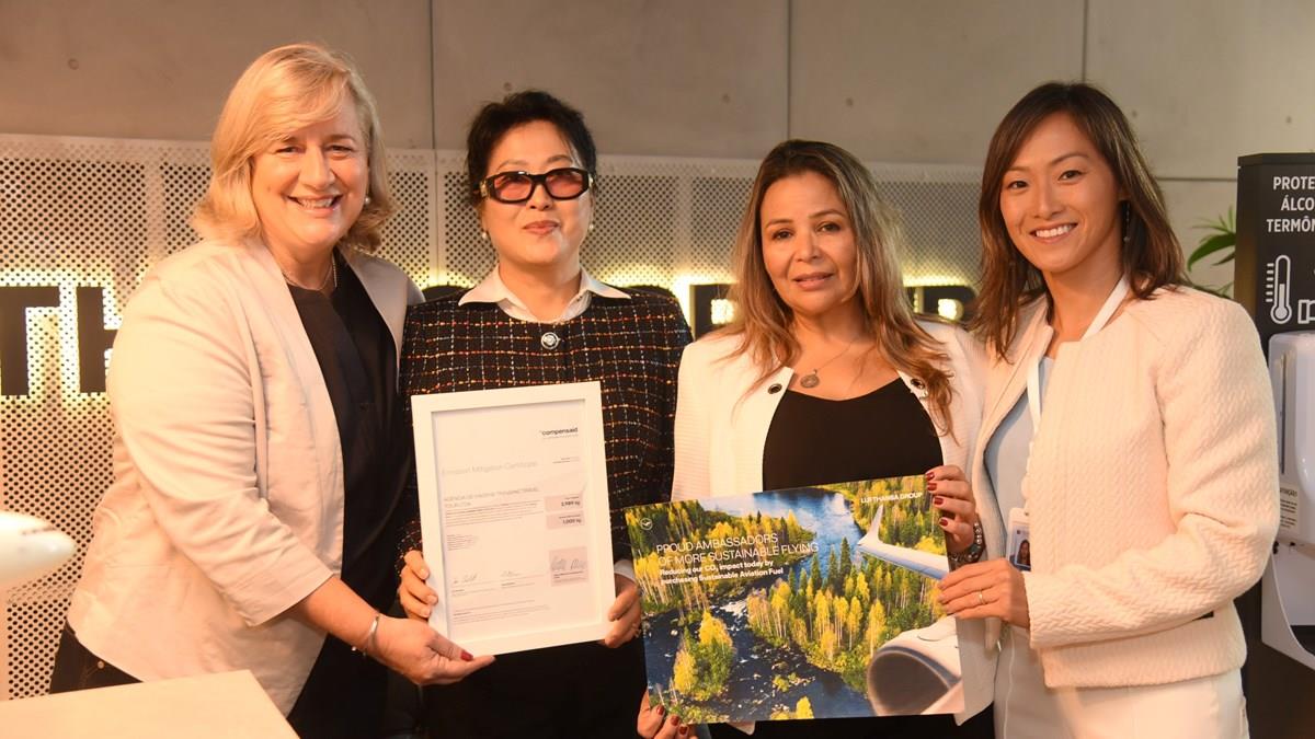 Transpac recebe da Lufthansa certificado de sustentabilidade no Escopo 3