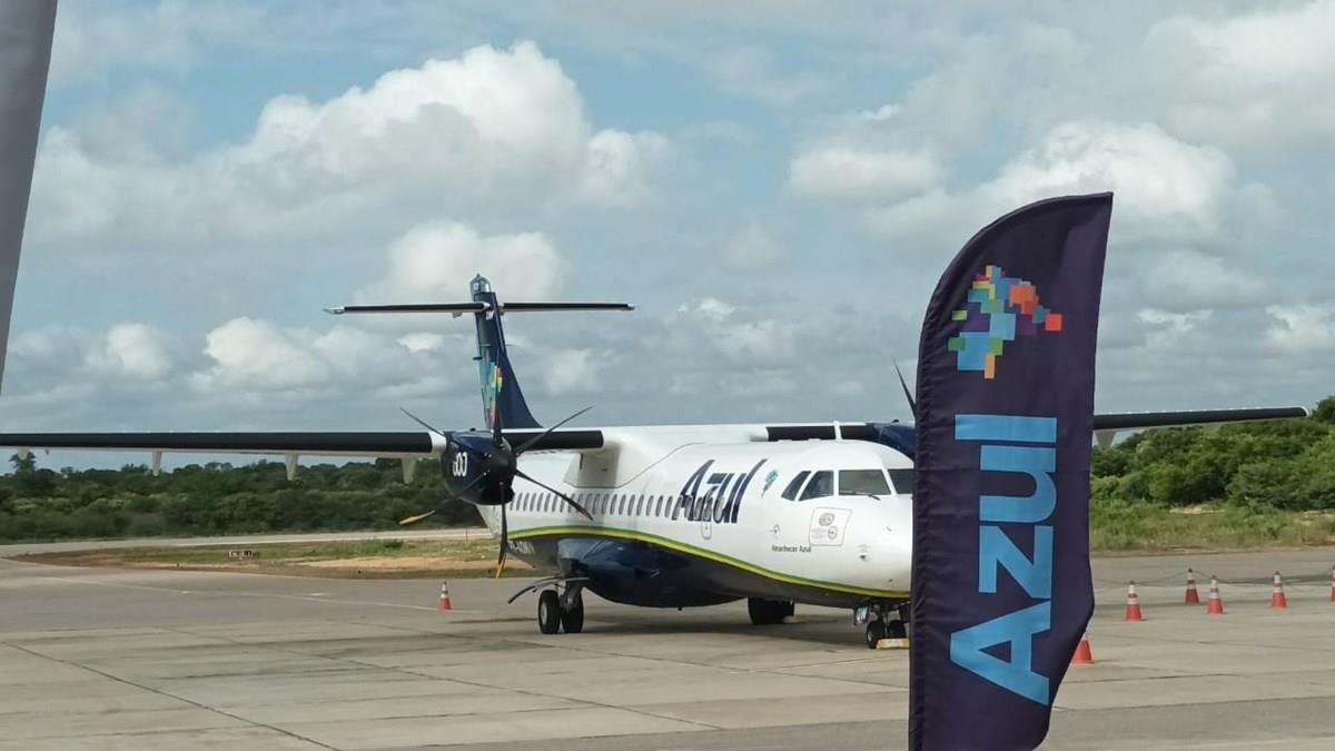 Azul inaugura voo em sua terceira base no Estado do Piauí