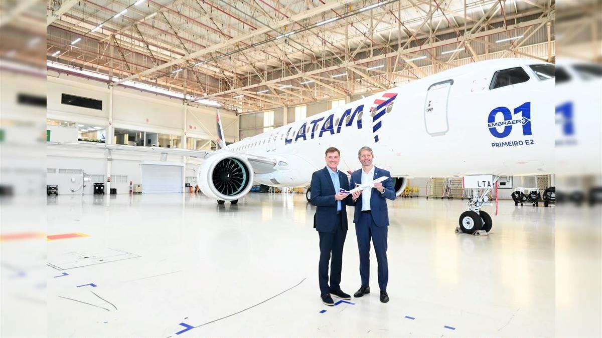 LATAM Brazil takes delivery of first Embraer E195‑E2 jet