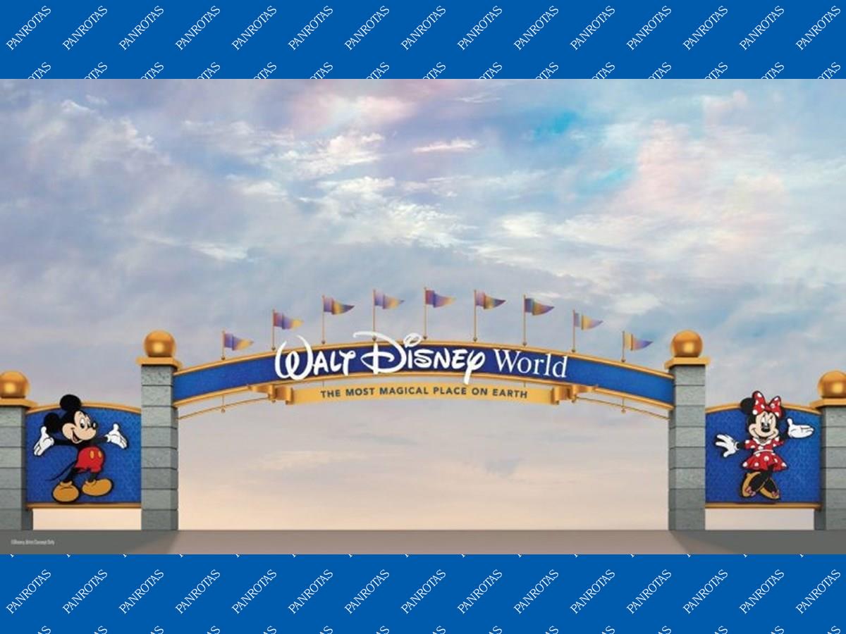 Portais de Walt Disney World ganham nova pintura