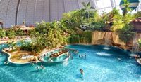 Parque aquático na Alemanha cria um paraíso tropical