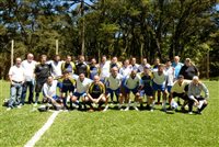 Futebol movimenta manhã de sábado no Festuris; veja fotos