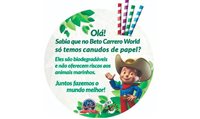 Beto Carrero elimina o uso de canudos de plástico