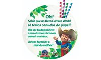 Beto Carrero elimina o uso de canudos de plástico