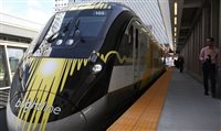 Trem Brightline recebe mais de um milhão de passageiros em 2019