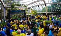 Tivoli Fire UP recebe artistas para assistir a jogo do Brasil na Copa