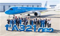 Primeiro Airbus A321neo entra para frota da KLM