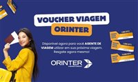 Orinter lança voucher viagem dentro do programa Orinter Club