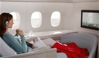 Air France dará pijama a passageiros de 1ª classe Air France dará pijama a passageiros de 1ª classe