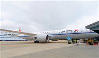 Air China apresenta Boeing 787-9 Dreamliner ao público