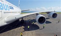 Airbus alerta sobre rachaduras em asas de A380 antigos