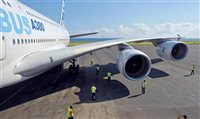 Airbus alerta sobre rachaduras em asas de A380 antigos Airbus alerta sobre rachaduras em asas de A380 antigos