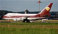 Família real do Qatar põe Boeing 747 luxuoso à venda Família real do Qatar põe Boeing 747 luxuoso à venda