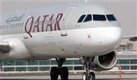 Avião da Qatar Airways pega fogo durante manutenção Avião da Qatar Airways pega fogo durante manutenção