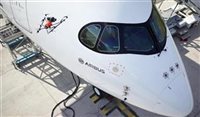Airbus testa uso de drone para inspecionar avião