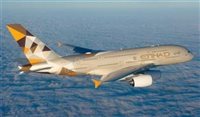 Etihad Airways coloca outro A380 de Abu Dhabi a NY