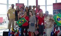 Confira mais cliques dos brasileiros em Vegas Confira mais cliques dos brasileiros em Vegas