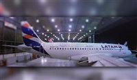 Latam adesiva A319 para celebrar sucesso da Rio 2016 Latam adesiva A319 para celebrar sucesso da Rio 2016