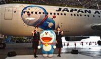 Japan Airlines lança avião com gato Doraemon; conheça