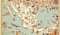 Mapas ilustrados dão referência cultural dos destinos; veja