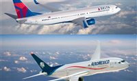 Parceria entre Delta e Aeroméxico alcança 7 milhões de passageiros