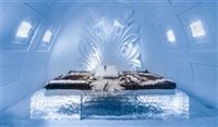 Hotel permanente de gelo é atração na Suécia; fotos