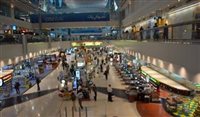 Aeroporto de Dubai registra leve queda de passageiros