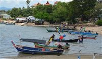 Enchentes no sul da Tailândia atingem hotéis e resorts Enchentes no sul da Tailândia atingem hotéis e resorts