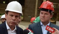 Dória e Beltrão vistoriam obras para o Carnaval de SP Dória e Beltrão vistoriam obras para o Carnaval de SP