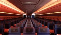 Lufhtansa: iluminação LED com 24 variações no A350-900
