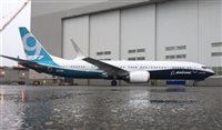 Boeing apresenta primeira aeronave 737 Max 9; fotos Boeing apresenta primeira aeronave 737 Max 9; fotos