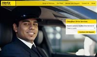Clientes da Hertz agora podem solicitar serviços de motorista na Europa
