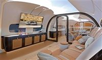 Airbus mostra projeto de cabine para jatos corporativos