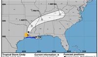 Tempestade Cindy cancela voos e desvia cruzeiros nos EUA