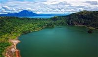 Conheça a ilha dentro de um lago nas Filipinas