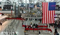 EUA receberam 4,5 milhões de passageiros estrangeiros em abril