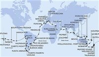 MSC lança cruzeiro de volta ao mundo com 117 dias