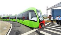 China lança primeiro sistema ferroviário sem condutor