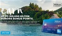 Hilton lança 4 cartões de crédito e dá bônus a novos clientes