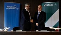 Alitalia e Aerolíneas assinam acordo e estudam novas rotas