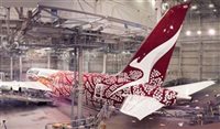 Qantas homenageia cultura aborígene em novo B787; fotos