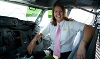 Quais aéreas têm mais mulheres em seu quadro de pilotos?