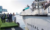 Novo navio da Crystal River Cruises é lançado em Amsterdã